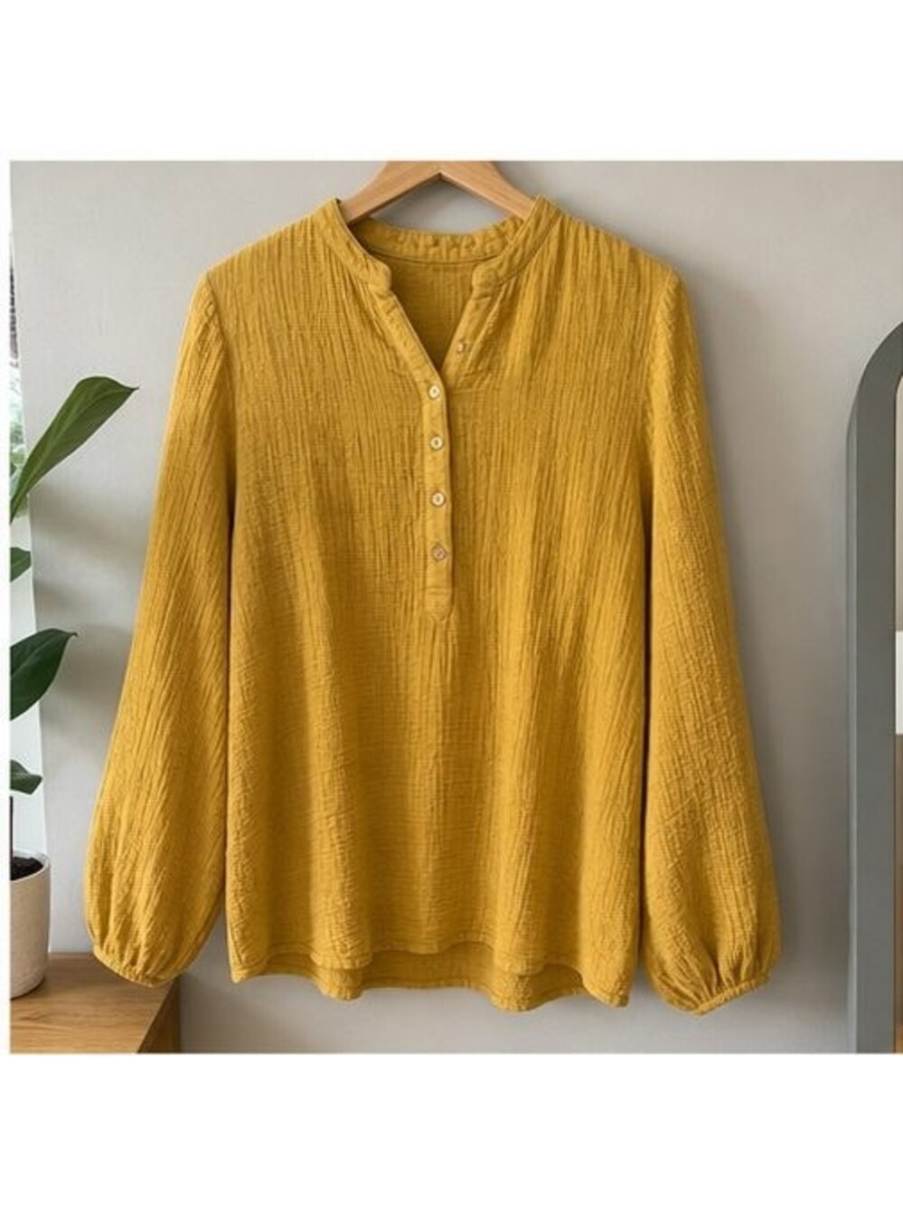 Ivory Smocked Top - Picture 1 of 6